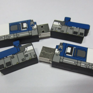 Memoria USB en PVC 2D diseño Maquina Inyectora