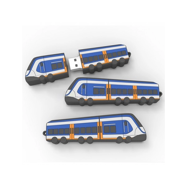 Memoria USB en PVC 2D diseño Tren
