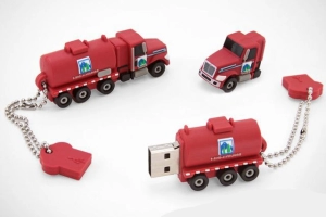 Memoria USB en PVC 3D diseño Camion Cisterna
