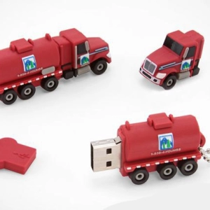 Memoria USB en PVC 3D diseño Camion Cisterna