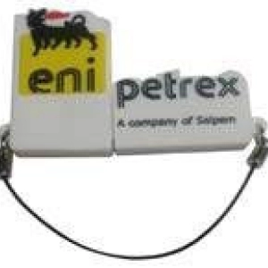 Memoria USB en PVC 2D diseño Logo Eni Petrex