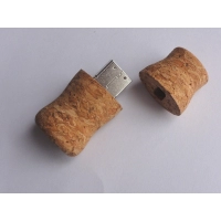 Memoria USB en madera en forma de Corcho