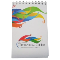 Cuaderno Argollado Media Carta, pasta blanda, 13.5 x 20.5 cmts