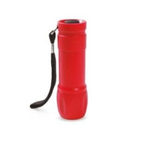 Linterna Icona, de 9.5 x 2.5 cm, en caucho, con cordon, con 9 luces LED.