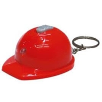 Llavero en forma de Casco con luz LED y destapador, de 5.8 x 4.4 cmts