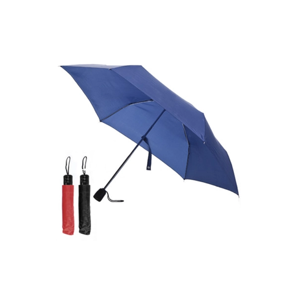 Paraguas Purse, de cartera, de 21”, mango en caucho.