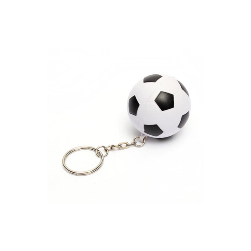 Llavero Balon de Futbol Antitress, en PU, de 4.5 cmts de diametro