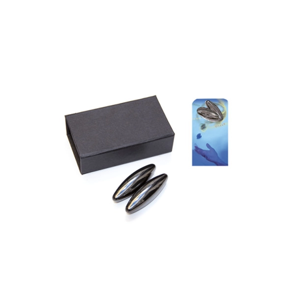 Óvalos Magnéticos Antistress, metálicos, en caja, de 1.6 x 4.5 cmts