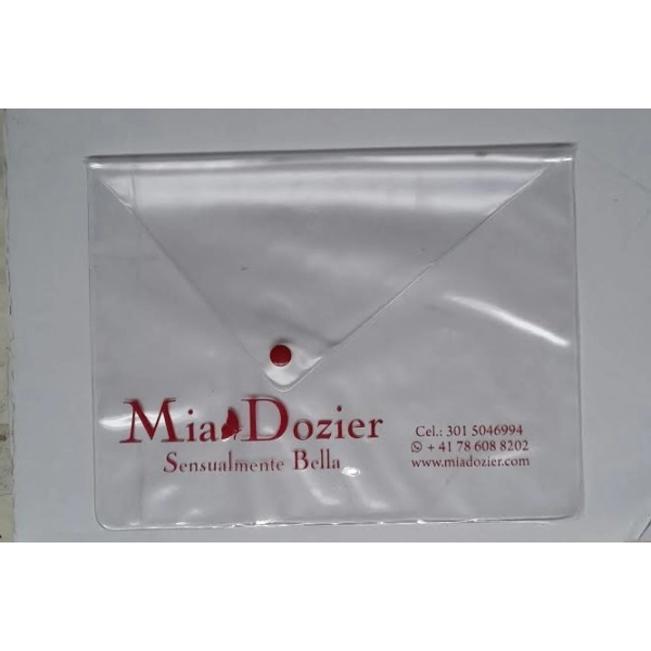 Estuche Electrosellado, con broche plastico