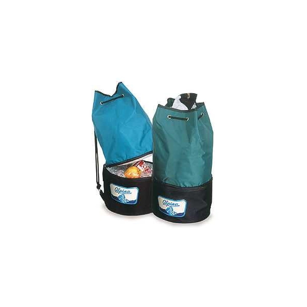 Tula Nevera Nepal, en lona, nevera abajo, tula arriba, 44 x 23 cmts