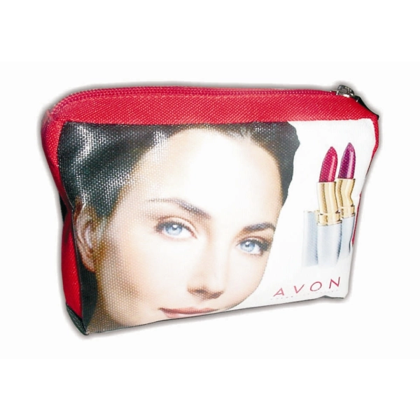 Cosmetiquera Gladiolo, 15 x 10 x 4 cmts, en poliester