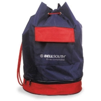 Tula Orégano, bicolor, en lona, doble bolsillo, 43 x 28 cmts