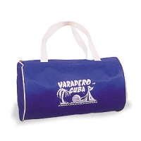 Tula Iran, en lona, con manijas de agarrar, 34 de ancho, 20 cmts diametro lateral