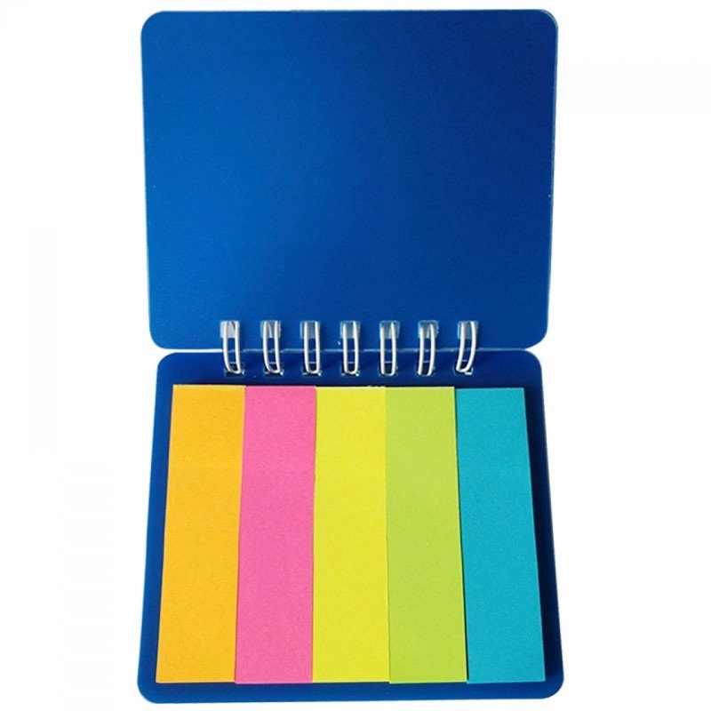 Set Post It Square, argollado, de 8.5 x 8 cmts