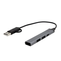 Adaptador Hub Multipuerto de 9.6 x 1.5 x 0.6 cmts
