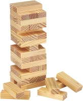 Juego de Habilidad Jenga, 45 bloques en madera 16 x 5 x 5 cmts, en caja