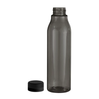 Botella plastica de 750 ml colo negro, de 7 x 24.5 cmts