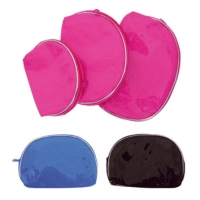 Cosmetiquera 3 en 1, en Charol, en 3 tamaños diferentes, 17.5 x 11.5 la grande