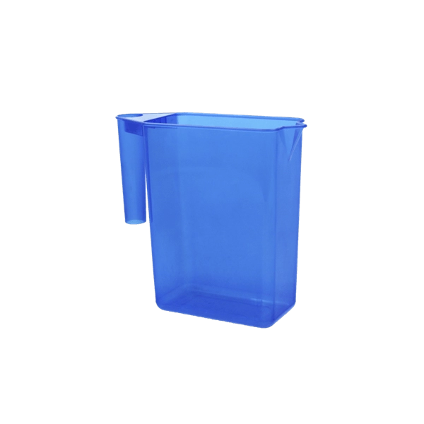 Jarra Rectangular, de 1 LT, 16.8 x 18.1 x 7 cmts